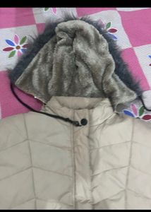 Puffer Jacket with Fur Hood