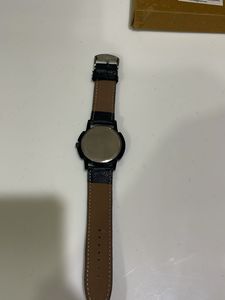 Stylish Black Leather Watch