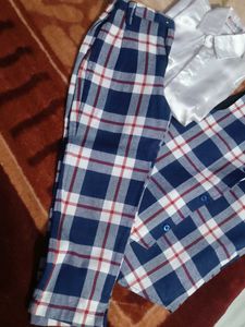 BOY'S PLAID VEST SET(Age:5-7)