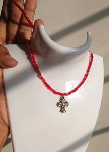 Gothic Red Cross Set Vintage Y2k Korean Japanese