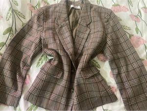 Plaid Blazer
