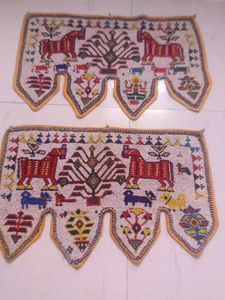 Handmade Beaded Wall Hanging