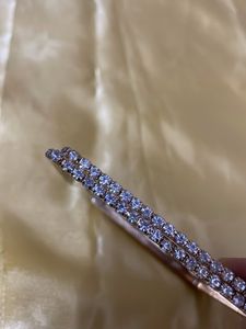Large Square Rhinestone Hoop Earrings