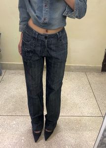 Straight leg jeans