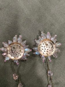light pink earrings