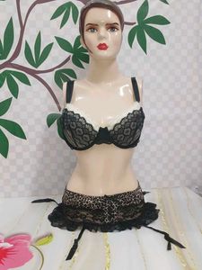 (1428)Leopard Lace Garter Belt