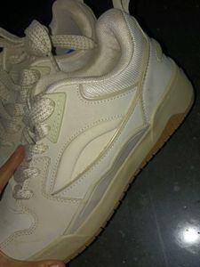 Cream Casual Sneakers