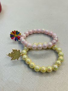 Combo Beaded Bracelets with Charms