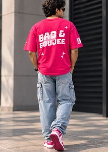 Pink Oversized Travis Scott T-Shirt