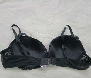 Black Lace⭐ Bra with Gold Accents