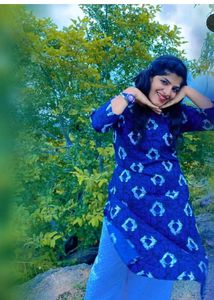 peacock print kurti