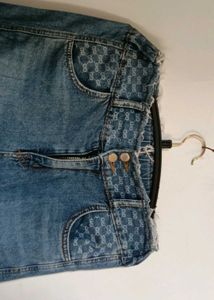 Designer Inspired Blue Denim Jeans