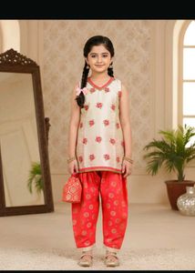 Girls Kurta Set with Palazzo