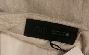 Zara Linen Blend Halter Neck Top