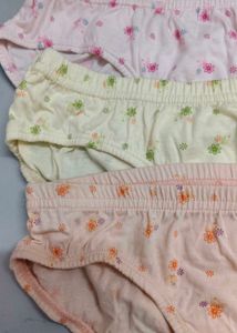 Floral Print Cotton Briefs 3 Pack