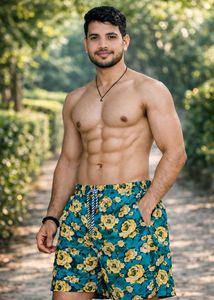 Men Floral Swim Shorts – Premium Quality – All Siz