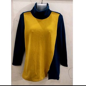 High Neck Sweater Top For Girls