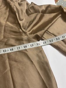 Satin Button-Up Shirt