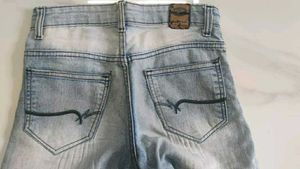 Stylish Light Wash Denim Jeans