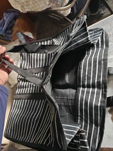 Striped Travel Bag
