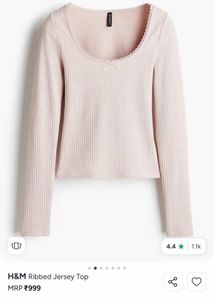 H&M Ribbed Pinterestie Top