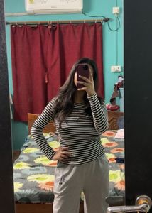 Striped Long Sleeve Top
