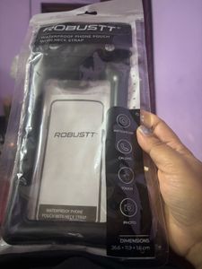Robutt Waterproof Phone Pouch with Neck Strap