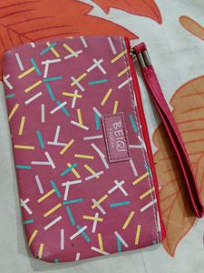 Cute Pink Sprinkle Wristlet Wallet