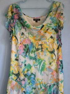 Y2k Asymmetrical Floral Dress