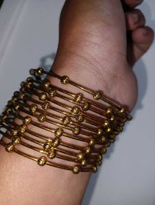 Antique Gold Afghani Bangles