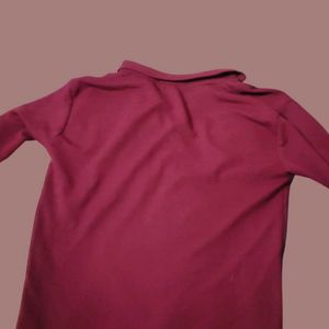 Maroon Long Sleeve Top🎋