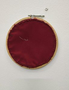 Handmade embroidery wall hanging hoop