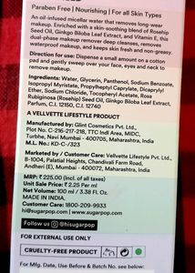 Oil Based Remover