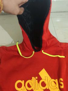 Red Adidas Hoodie