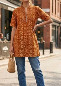 Boho Print Cotton Kurta