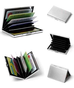 Sleek Metal Business Card Holder
