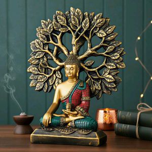Zen Buddha Tree of Life Statue