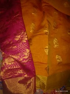 Silk Cotton Saree Without Blouse