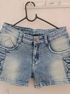 Stylish Blue Denim Shorts