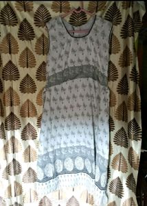 White Long Frock