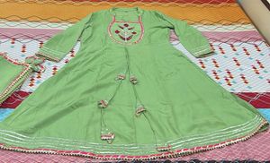 Elegant Green Kurta Set with Dupatta