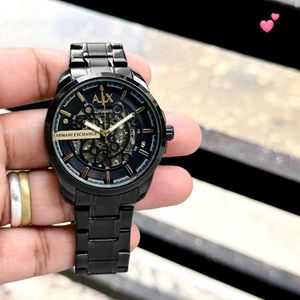Armani Exchange Automatic Skeleton Watch