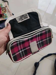 Purple Zippered Wallet+freebie