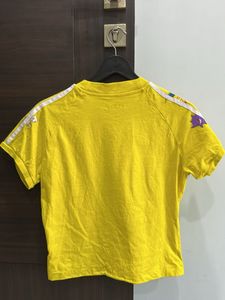 Vibrant Yellow Graphic Tee