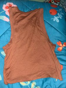 Brown "LDN City" Graphic Tank Top