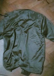 Brown silk shirt