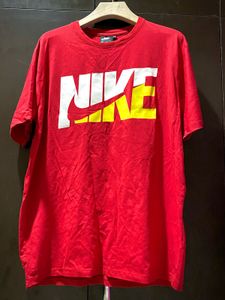 Authentic Bold Red Nike Graphic Tee
