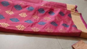 Beautiful Pink Saree with Blouse