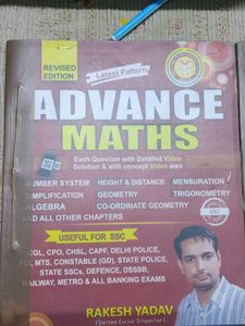 Rakesh yadav Sir Arithmetic And Advance Math Combo