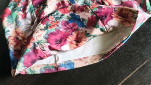 Floral Print Corset Top